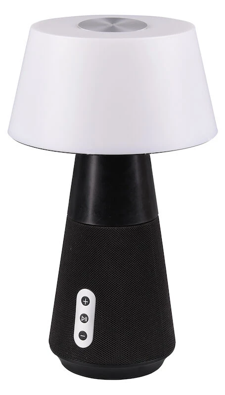 Trio DJ LED Pöytävalaisin Antrasiitti Bluetooth-kaiuttimella 1 Trio DJ LED Pöytävalaisin Antrasiitti Bluetooth-kaiuttimella