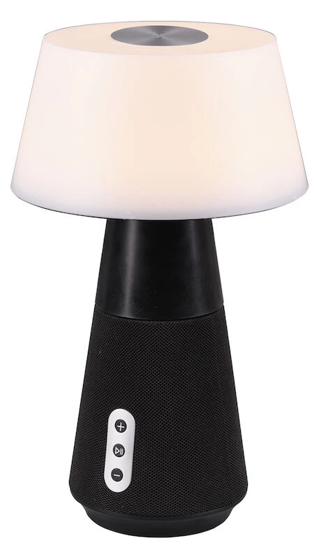 Trio DJ LED Pöytävalaisin Antrasiitti Bluetooth-kaiuttimella 2 Trio DJ LED Pöytävalaisin Antrasiitti Bluetooth-kaiuttimella - Image 2