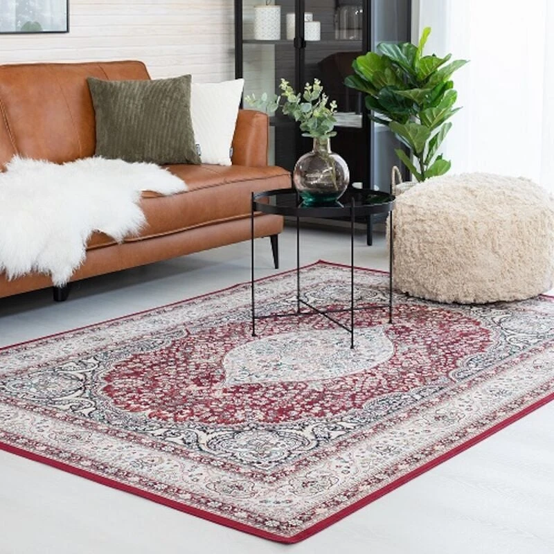 Tähkä Viskoosimatto Punainen 67x105 Cm 5 Tähkä Viskoosimatto Punainen 67x105 Cm - Image 5