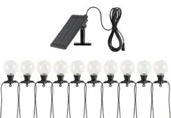 Tarmo Ball Aurinkokennovaloketju Musta/kirkas 6 Tarmo Ball Aurinkokennovaloketju Musta/kirkas -Yleinen Kotikauppa tarmo solar valoketju ball 10kpl