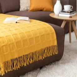 Toivo Torkkupeitto 130x170 Cm Hunaja -Yleinen Kotikauppa toivo torkkupeitto 130x170 cm hunaja 4