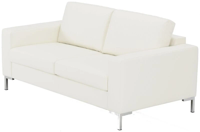 Toronto 2-istuttava Sohva Valkoinen Madryt White 910 PU-keinonahka, Metallijalat 5 Toronto 2-istuttava Sohva Valkoinen Madryt White 910 PU-keinonahka, Metallijalat - Image 5