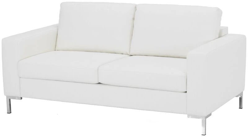 Toronto 2-istuttava Sohva Valkoinen Madryt White 910 PU-keinonahka, Metallijalat 6 Toronto 2-istuttava Sohva Valkoinen Madryt White 910 PU-keinonahka, Metallijalat - Image 6