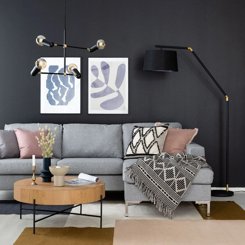 Toronto Divaanisohva Vaaleanharmaa Surprise 25T6 Kangas, Metallijalat 4 Toronto Divaanisohva Vaaleanharmaa Surprise 25T6 Kangas, Metallijalat - Image 4