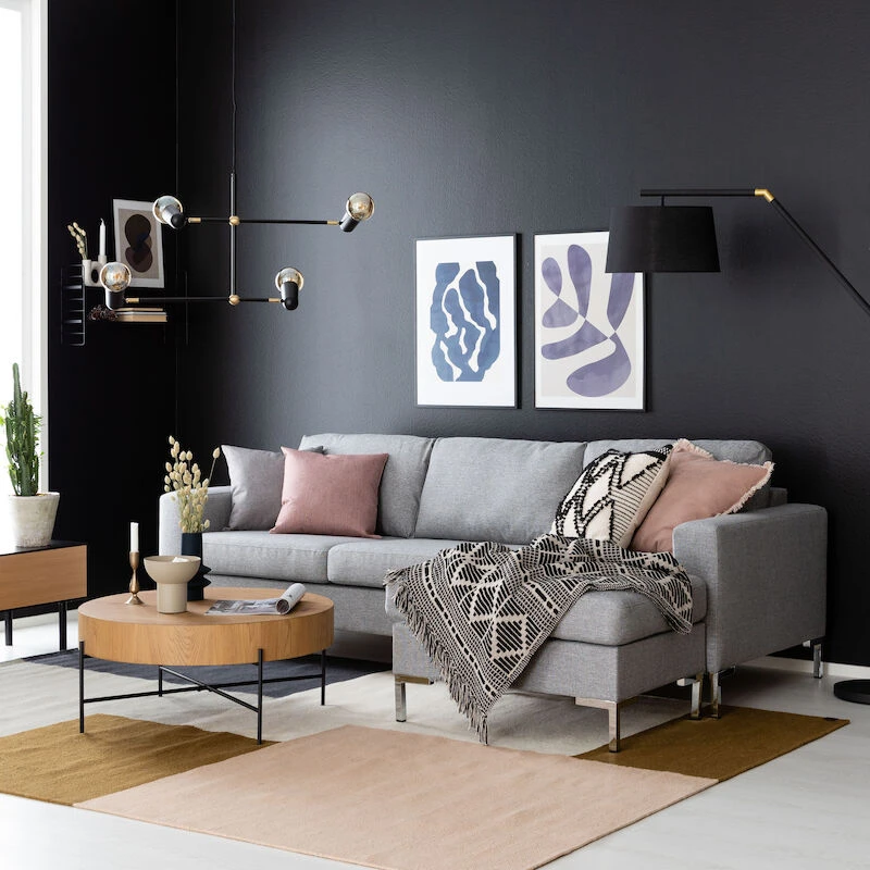 Toronto Divaanisohva Vaaleanharmaa Surprise 25T6 Kangas, Metallijalat 6 Toronto Divaanisohva Vaaleanharmaa Surprise 25T6 Kangas, Metallijalat - Image 6