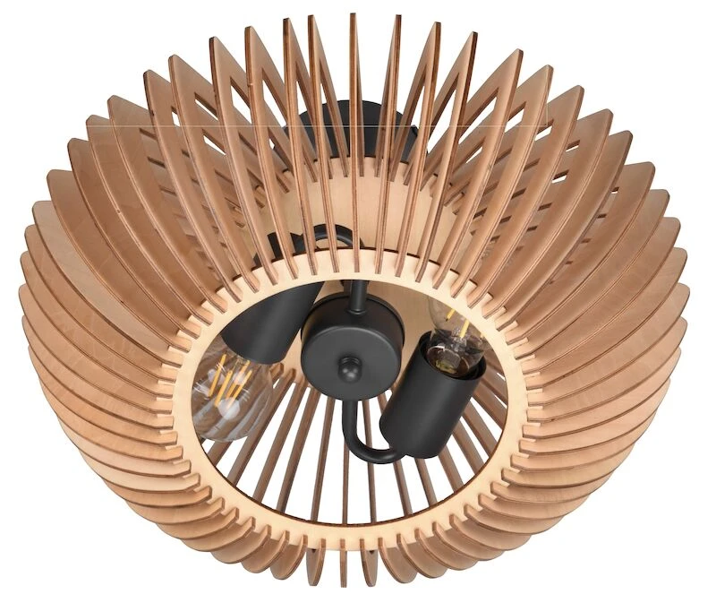 Trio Colino Kattovalaisin E27 Puu/antrasiitti 2 Trio Colino Kattovalaisin E27 Puu/antrasiitti - Image 2