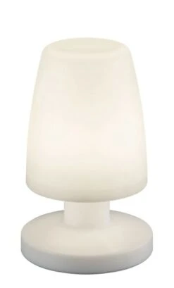 Trio Dora Ladattava LED Pöytävalaisin Sisä-ja Ulkokäyttöön Valkoinen