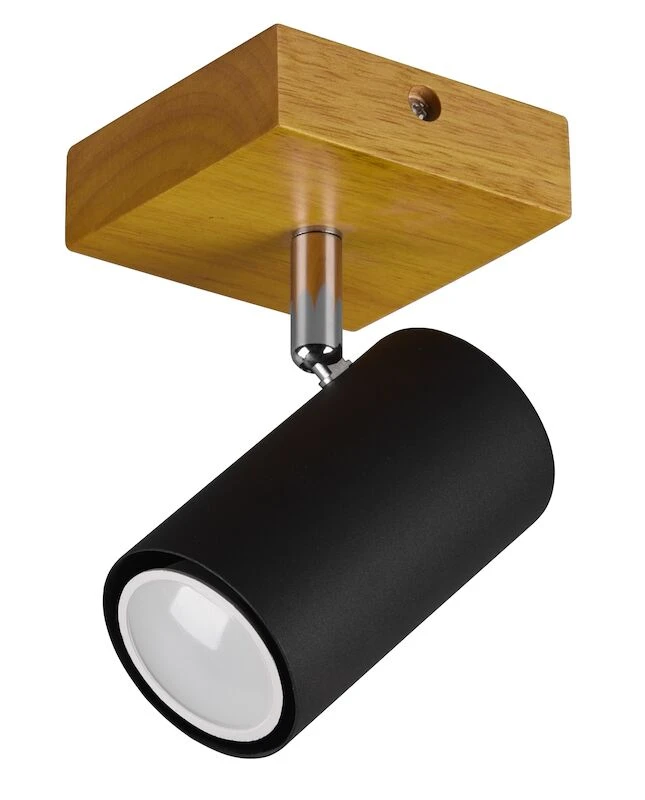 Trio Marley Spotti 1-os. GU10 Mattamusta/puu 3 Trio Marley Spotti 1-os. GU10 Mattamusta/puu - Image 3