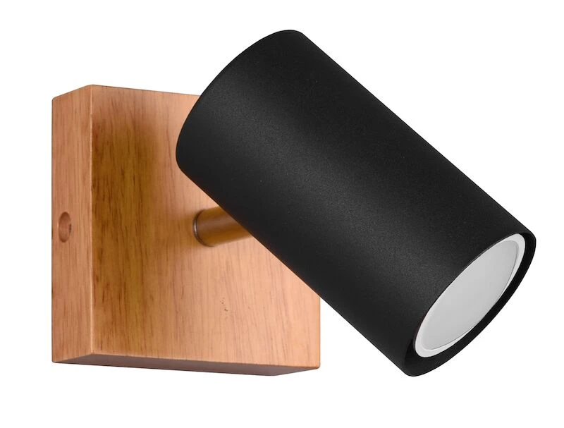 Trio Marley Spotti 1-os. GU10 Mattamusta/puu 2 Trio Marley Spotti 1-os. GU10 Mattamusta/puu - Image 2