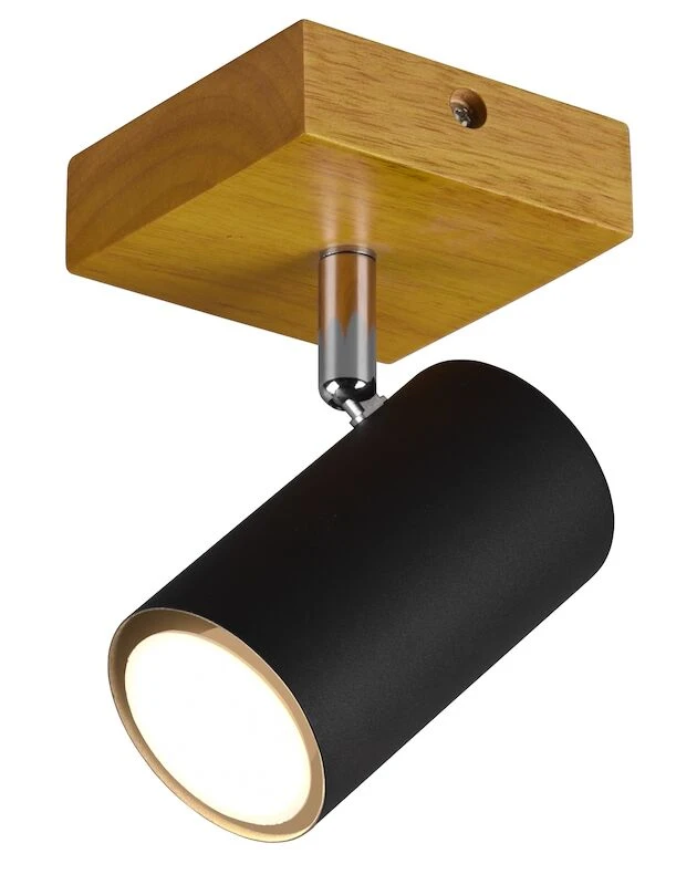 Trio Marley Spotti 1-os. GU10 Mattamusta/puu 1 Trio Marley Spotti 1-os. GU10 Mattamusta/puu