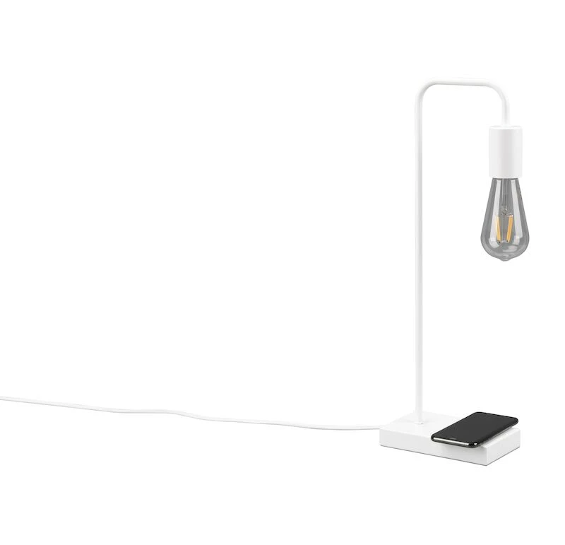 Trio Milla Pöytävalaisin Latausasemalla Mattavalkoinen 2 Trio Milla Pöytävalaisin Latausasemalla Mattavalkoinen - Image 2