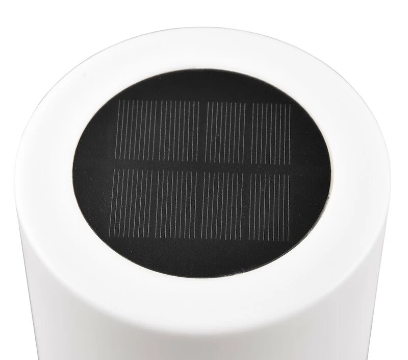 Trio Silva Aurinkokennopöytävalaisin Valkoinen Ladattava 1 Trio Silva Aurinkokennopöytävalaisin Valkoinen Ladattava