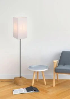 Trio Woody Lattiavalaisin Puu/valkoinen