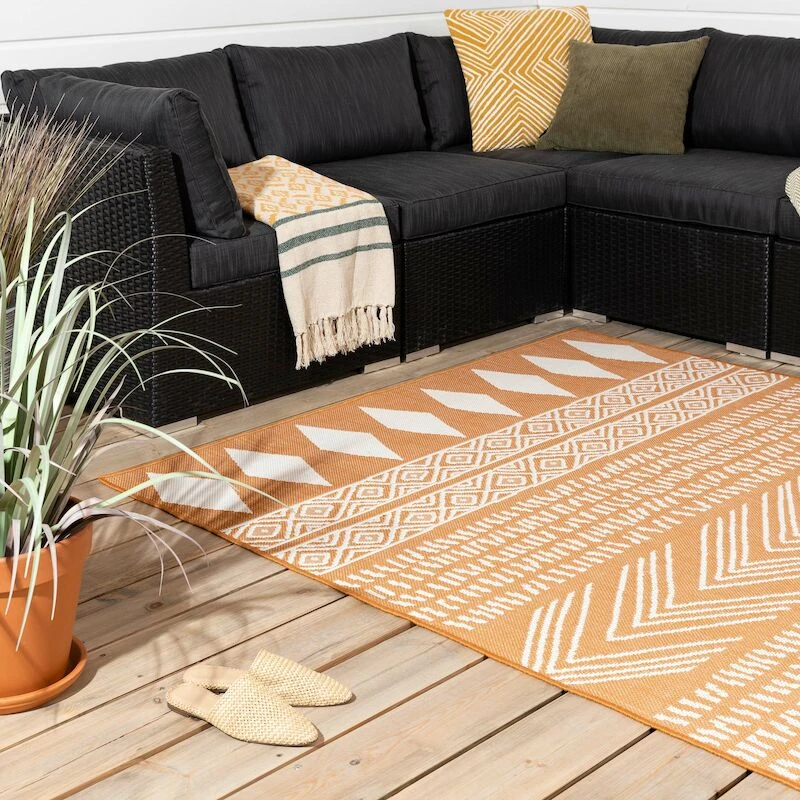 Tyrni Matto Sisä-ja Ulkokäyttöön 120x170 Cm Terra 1 Tyrni Matto Sisä-ja Ulkokäyttöön 120x170 Cm Terra