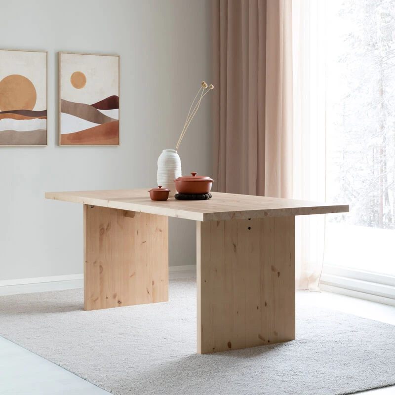 Iso Aurinko Taulu 50x70 Cm Ruskea/beige/okra, Luonnonvärinen Kehys 2 Iso Aurinko Taulu 50x70 Cm Ruskea/beige/okra, Luonnonvärinen Kehys - Image 2