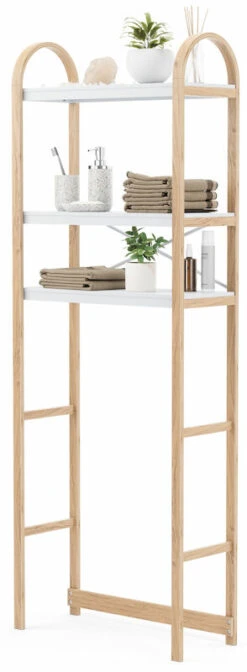 Umbra Bellwood Hylly Wc-istuimen Ylle 60,9x26x167,6cm Luonnonväri/valkoinen 10 Umbra Bellwood Hylly Wc-istuimen Ylle 60,9x26x167,6cm Luonnonväri/valkoinen -Yleinen Kotikauppa umbra bellwood hylly wc istuimen ylle luonnonvarivalkoinen