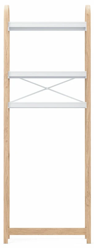 Umbra Bellwood Hylly Wc-istuimen Ylle 60,9x26x167,6cm Luonnonväri/valkoinen 2 Umbra Bellwood Hylly Wc-istuimen Ylle 60,9x26x167,6cm Luonnonväri/valkoinen - Image 2