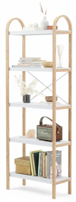 Umbra Bellwood Seisova Hylly 5 Tasoa 60,9x26x167,6cm Luonnonväri/valkoinen 11 Umbra Bellwood Seisova Hylly 5 Tasoa 60,9x26x167,6cm Luonnonväri/valkoinen -Yleinen Kotikauppa umbra bellwood seisova hylly 5tasoa luonnonvari valkoinen