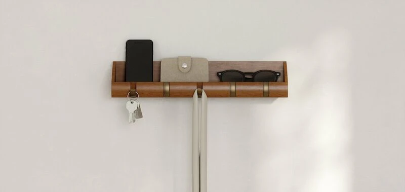 Umbra Cubby Hyllynaulakko Vaalea Pähkinä 2 Umbra Cubby Hyllynaulakko Vaalea Pähkinä - Image 2