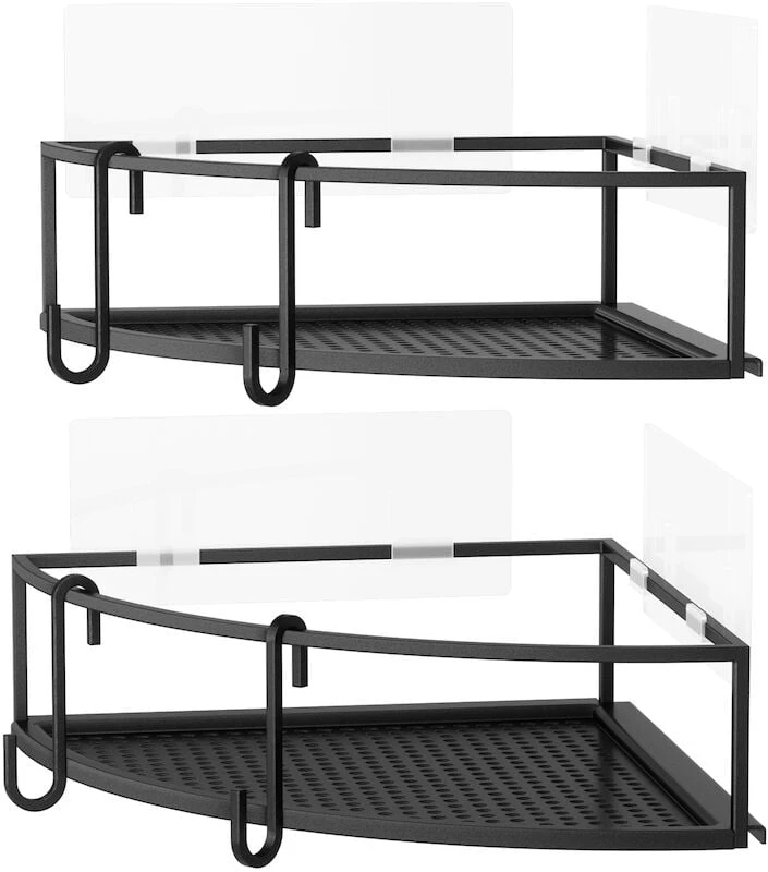 Umbra Cubiko Suihkun Kulmahyllysetti 26x26x10,7 Cm Musta 4 Umbra Cubiko Suihkun Kulmahyllysetti 26x26x10,7 Cm Musta - Image 4