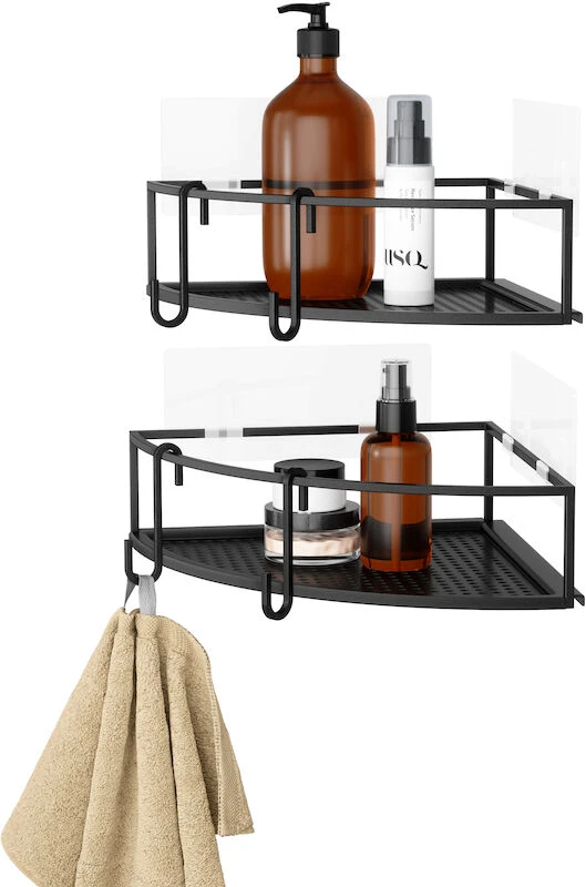 Umbra Cubiko Suihkun Kulmahyllysetti 26x26x10,7 Cm Musta 5 Umbra Cubiko Suihkun Kulmahyllysetti 26x26x10,7 Cm Musta - Image 5