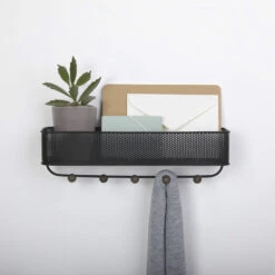 Umbra Estique Hyllynaulakko Musta 6 Umbra Estique Hyllynaulakko Musta -Yleinen Kotikauppa umbra estique hyllynaulakko musta 3