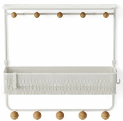 Umbra Estique Hylly & Naulakko 31,1x31,7x10,1 Cm Valkoinen 8 Umbra Estique Hylly & Naulakko 31,1x31,7x10,1 Cm Valkoinen -Yleinen Kotikauppa umbra estique hyllynaulakko valkoinen1