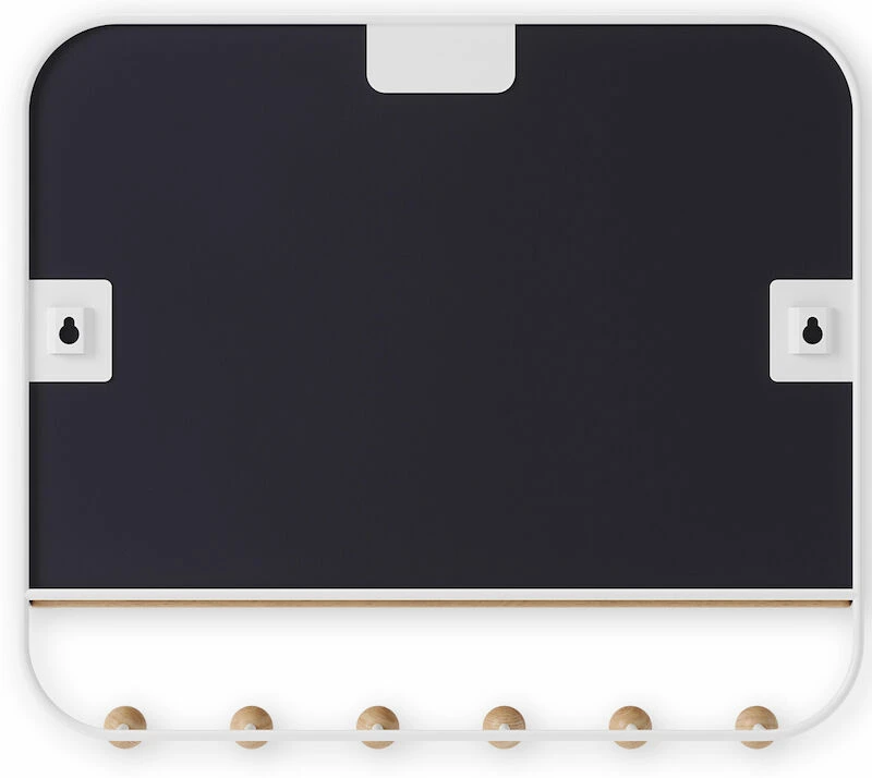 Umbra Estique Peili & Naulakko 45,7x40,6x10,1 Cm Valkoinen 2 Umbra Estique Peili & Naulakko 45,7x40,6x10,1 Cm Valkoinen - Image 2