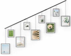 Umbra Exhibit 9 -osainen Kehyssetti 220,2x77,2x2,5 Cm Musta -Yleinen Kotikauppa umbra exhibit 9s kehyssetti musta2