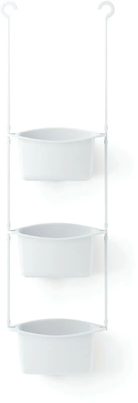 Umbra Flex 3-osainen Suihkuteline Valkoinen 1 Umbra Flex 3-osainen Suihkuteline Valkoinen