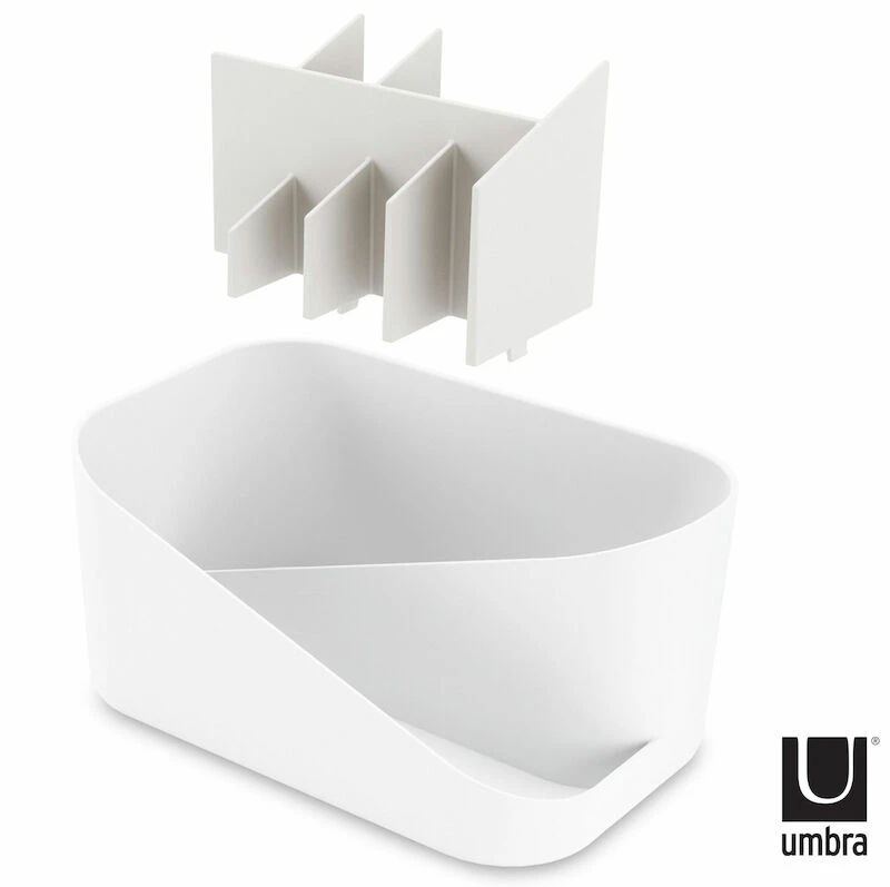 Umbra Glam Kosmetiikan Säilytyslaatikko Valkoinen/harmaa 1 Umbra Glam Kosmetiikan Säilytyslaatikko Valkoinen/harmaa