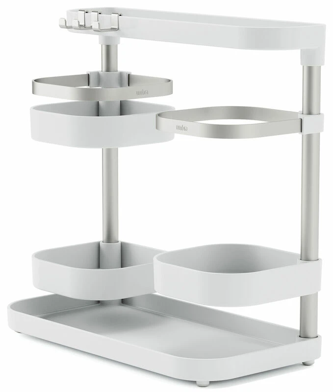 Umbra Holster Säilytysratkaisu 50,2x15,2x31,1 Cm Valkoinen/nikkeli 2 Umbra Holster Säilytysratkaisu 50,2x15,2x31,1 Cm Valkoinen/nikkeli - Image 2