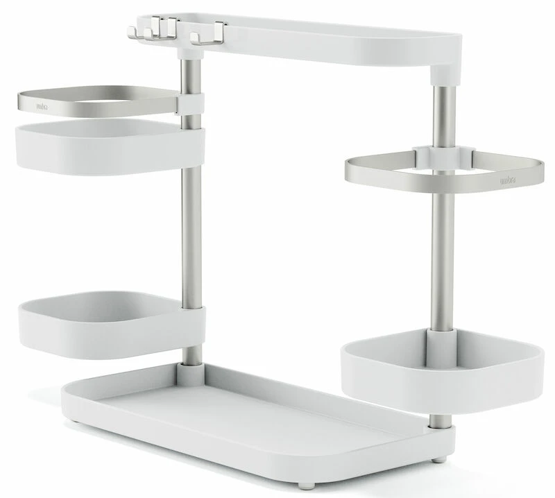 Umbra Holster Säilytysratkaisu 50,2x15,2x31,1 Cm Valkoinen/nikkeli 3 Umbra Holster Säilytysratkaisu 50,2x15,2x31,1 Cm Valkoinen/nikkeli - Image 3