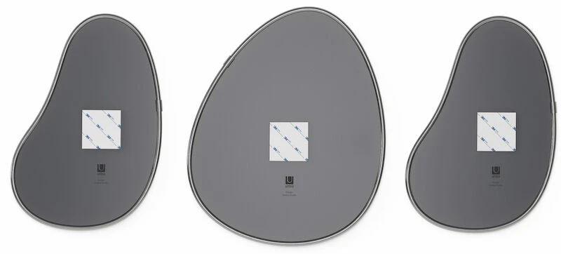 Umbra Hubba Pebble Peilisetti 3 Kpl Titaani 2 Umbra Hubba Pebble Peilisetti 3 Kpl Titaani - Image 2