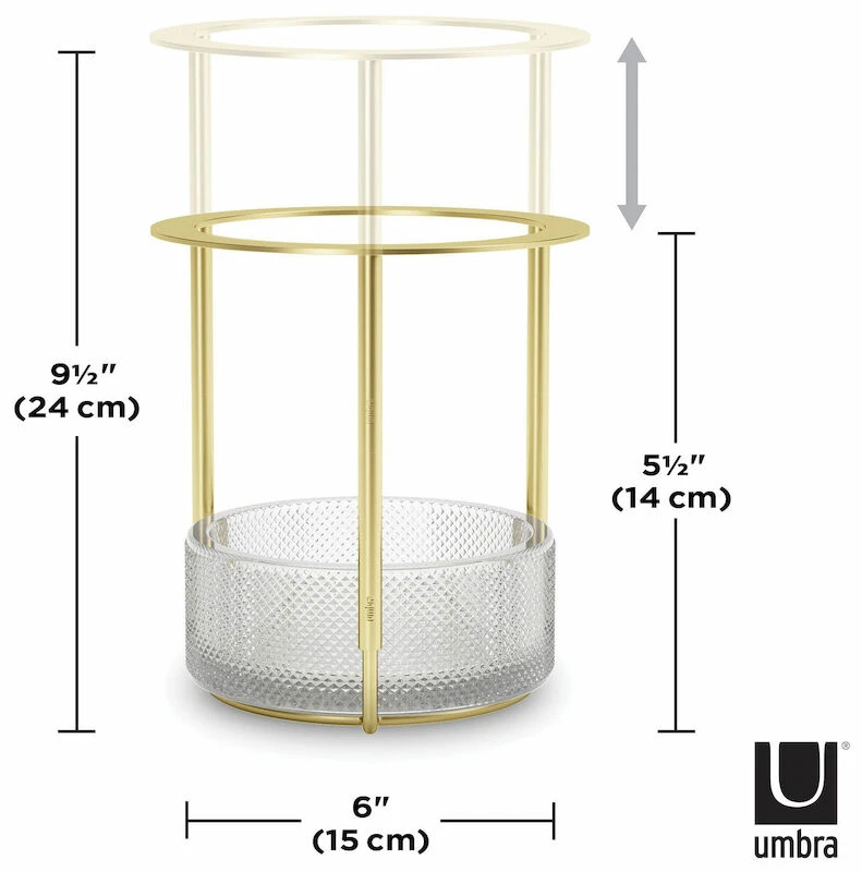 Umbra Tesora Säädettävä Vaasi Messinki 3 Umbra Tesora Säädettävä Vaasi Messinki - Image 3