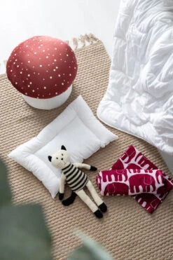 Uudet tuotteet 15 Luomu Lasten Peitto- Ja Tyynysetti 115x150 Cm/35x55 Cm Valkoinen