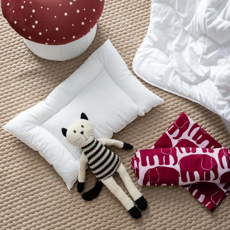 Luomu Lasten Peitto- Ja Tyynysetti 115x150 Cm/35x55 Cm Valkoinen 2 Luomu Lasten Peitto- Ja Tyynysetti 115x150 Cm/35x55 Cm Valkoinen - Image 2