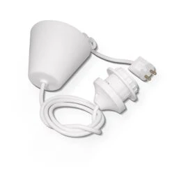 Sessak Valaisinkaluste Pistotulpalla 1xE27 Valkoinen