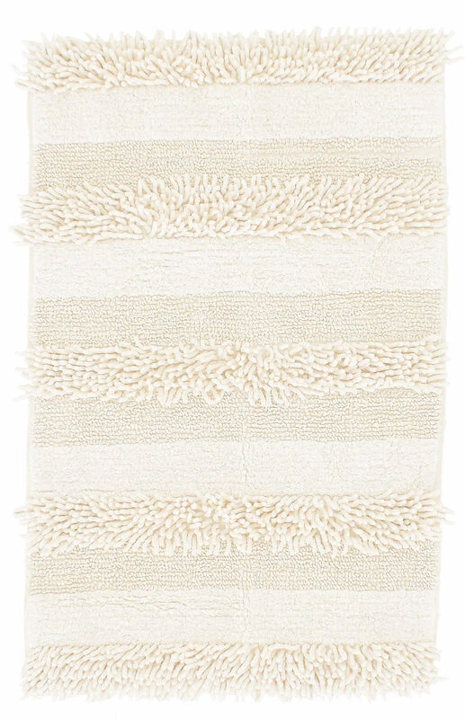 Boho Kylpyhuoneenmatto 50x80 Cm Valkoinen 2 Boho Kylpyhuoneenmatto 50x80 Cm Valkoinen - Image 2