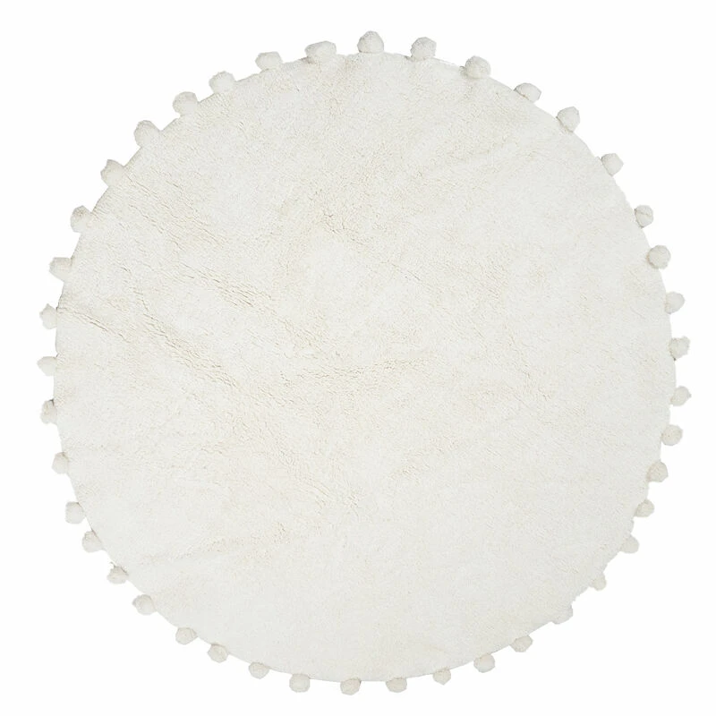 Pilvi Lastenmatto 120 Cm Pyöreä Valkoinen 1 Pilvi Lastenmatto 120 Cm Pyöreä Valkoinen