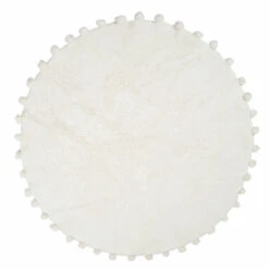 Tupsu Puuvillamatto 100 Cm Pyöreä Valkoinen 6 Tupsu Puuvillamatto 100 Cm Pyöreä Valkoinen -Yleinen Kotikauppa veke tupsu puuvillamatto pyorea valkoinen 3