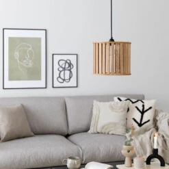 House Nordic Fondo Kynttilänjalka Musta -Yleinen Kotikauppa vieno riippuvalaisin 30cm tammi 5