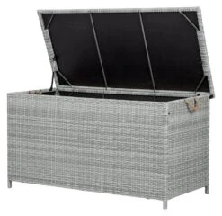 Vila Vinga Pehmustelaatikko Hiekan Värinen Polyrottinki/alumiini 6 Vila Vinga Pehmustelaatikko Hiekan Värinen Polyrottinki/alumiini -Yleinen Kotikauppa vila pehmustelaatikko hiekka 1