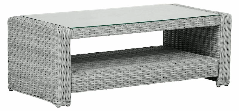 Vila Vinga Sohvapöytä Hiekan Värinen Polyrottinki/alumiini 3 Vila Vinga Sohvapöytä Hiekan Värinen Polyrottinki/alumiini - Image 3