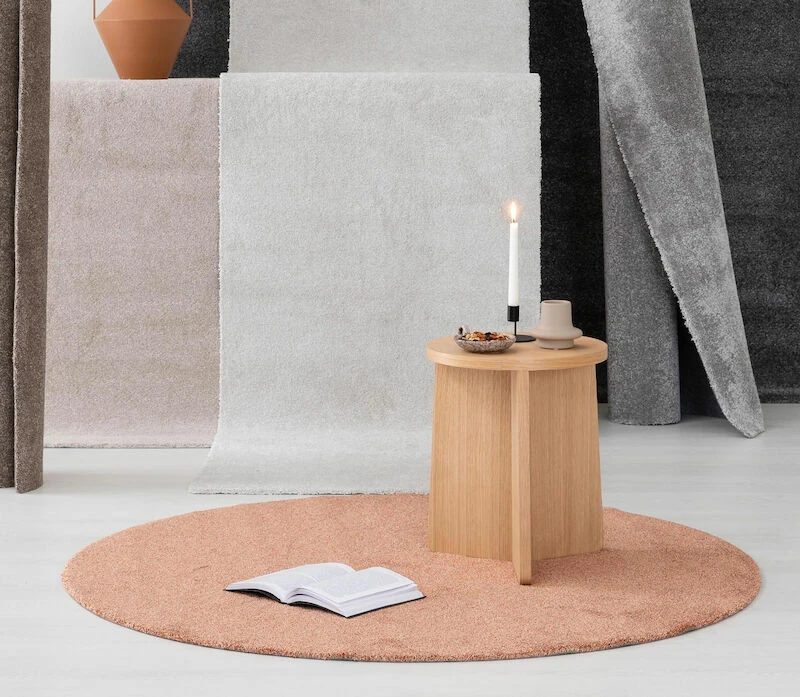 VM Carpet Kide Matto 133 Cm Pyöreä Harmaa 1 VM Carpet Kide Matto 133 Cm Pyöreä Harmaa