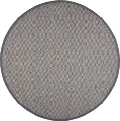 VM Carpet Panama Sisalmatto 133 Cm Pyöreä Harmaa