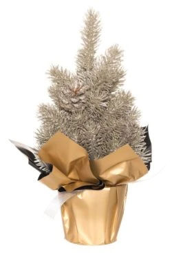 Winteria Pieni Joulukuusi Ruukussa 33 Cm Hopea