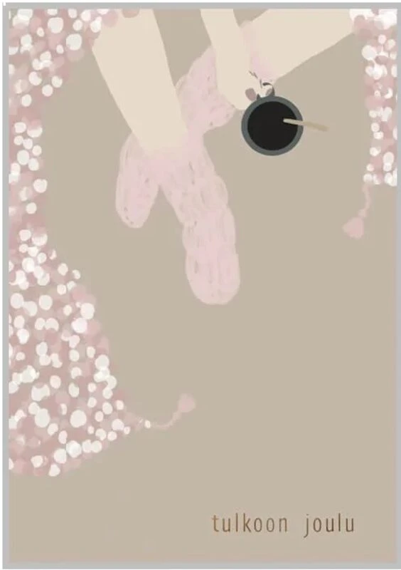 Xeraliving SISÄLLÄ LÄMPIMÄSSÄ Joulukortti 10,5x14,8 Cm 1 Xeraliving SISÄLLÄ LÄMPIMÄSSÄ Joulukortti 10,5x14,8 Cm